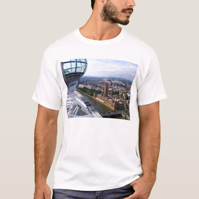 Houses of Parliament from the London Eye T-Shirt (Front)