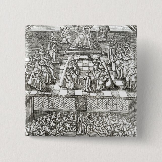 Houses of Parliament in 1640 Button (Front)