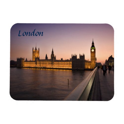 Houses of Parliament in London souvenir photo Magnet