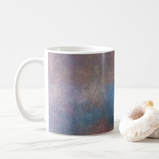 Houses of Parliament, London by Claude Monet Coffee Mug (With Donut)