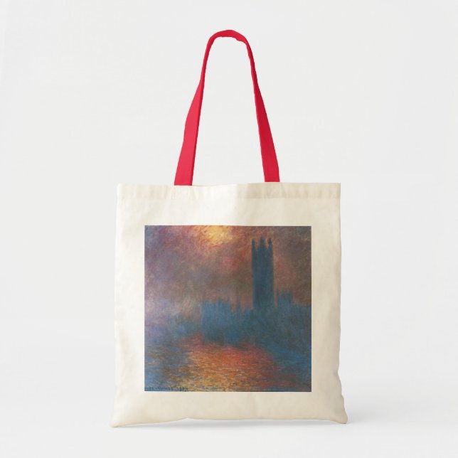 Houses of Parliament, London by Claude Monet Tote Bag (Front)