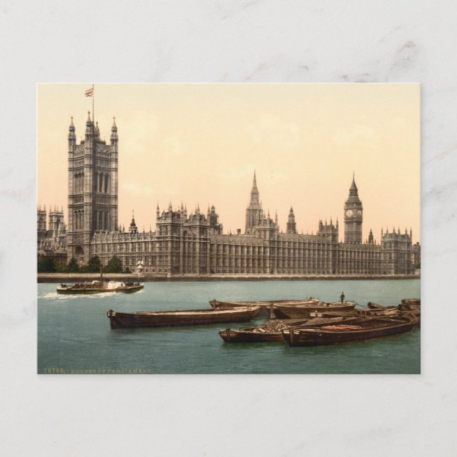 Houses of Parliament, London, England Postcard (Front)
