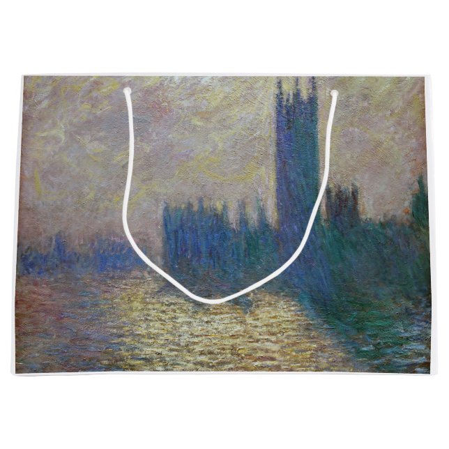 Houses of Parliament (London), Monet Large Gift Bag (Front)