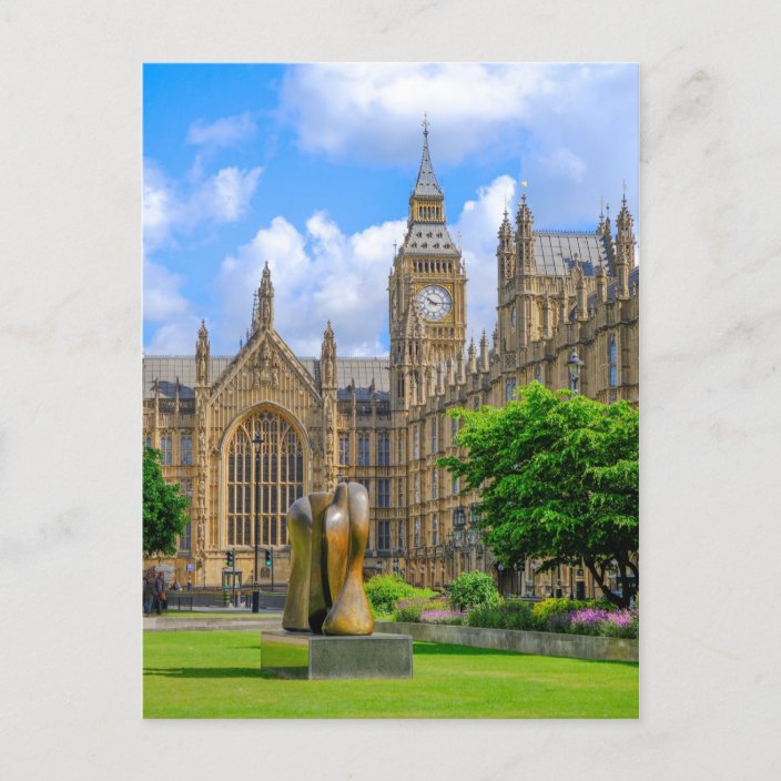 Houses of Parliament, London Postcard | Zazzle.com