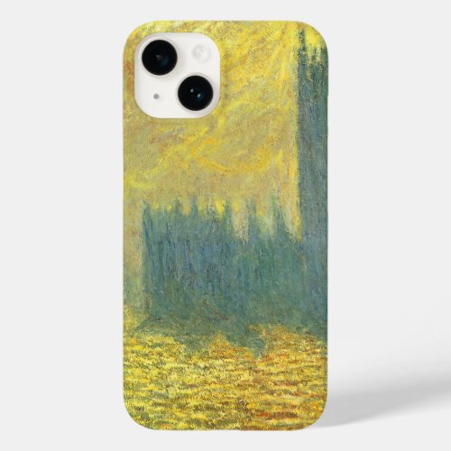 Houses of Parliament Stormy Sky by Claude Monet Case_Mate iPhone 14 Case