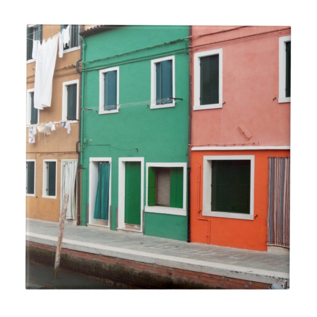 Houses on the waterfront tile (Front)