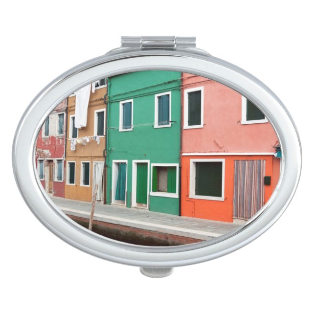 Houses on the waterfront vanity mirror (Front)