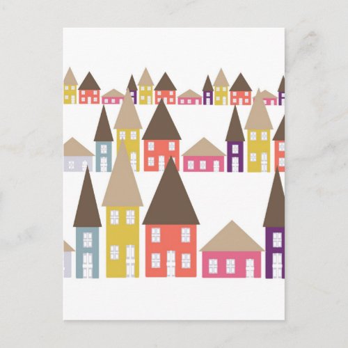 Houses Postcard