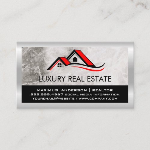 Houses Roof Top Logos Business Card