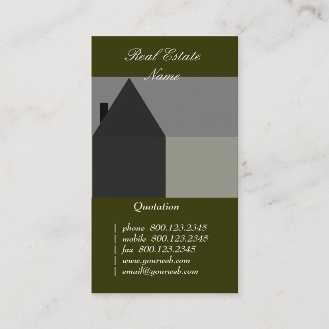 Housetop  Roof  Construction  Black   Gray Business Card (Front)