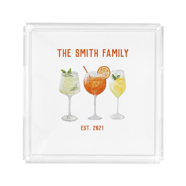 Housewarming - Aperol Spritz Tray (Front)