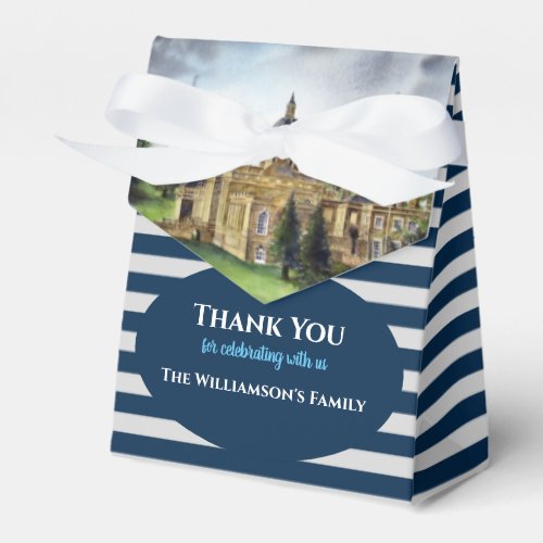 Housewarming Castle Howard York England Watercolor Favor Boxes