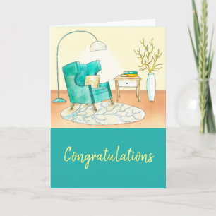 Housewarming cute furniture card