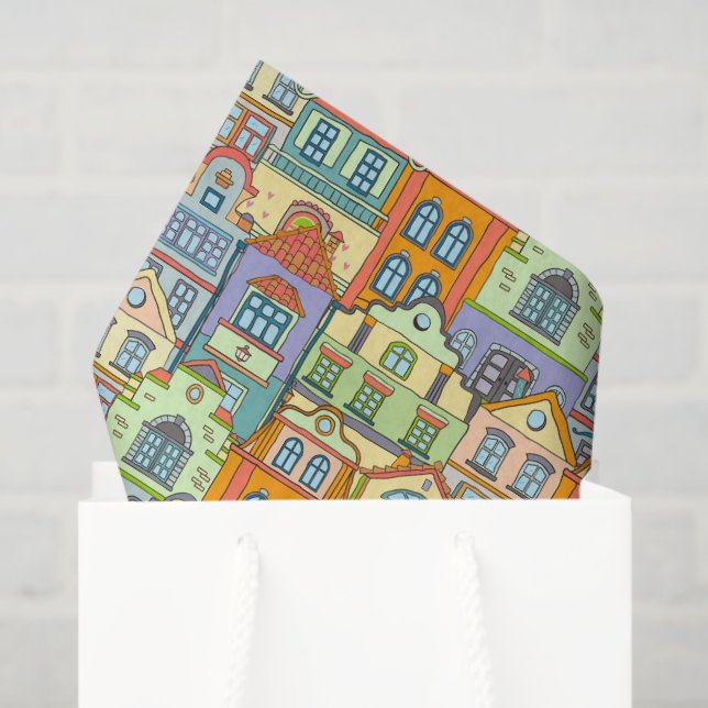 Housewarming Decoupage New Home Tissue Paper (Gift Bag)