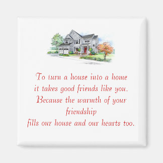 Housewarming Favor Gift Magnet 1