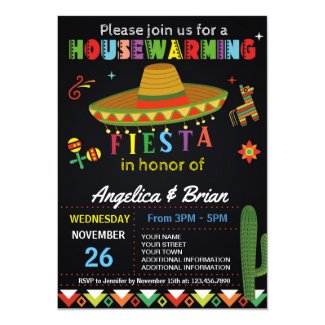 Housewarming Fiesta Party Invitation