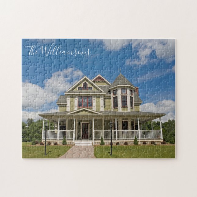 Housewarming Gift Custom New House Photo Family Jigsaw Puzzle (Horizontal)