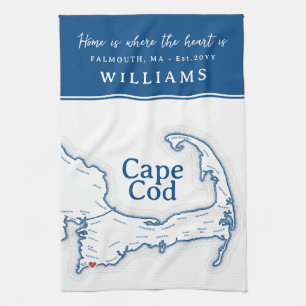 Housewarming Gift for a New Home in Falmouth MA Kitchen Towel