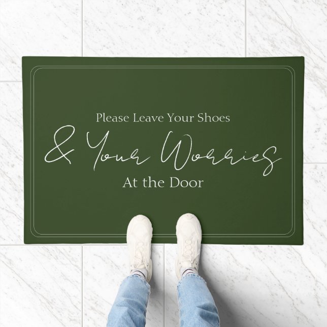 Housewarming Gift Remove Shoes Doormat (Indoor)