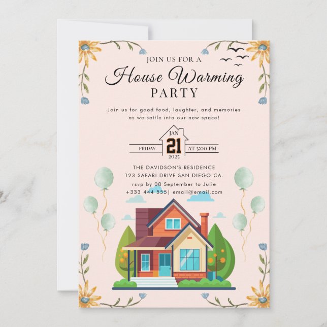 housewarming invitation (Front)