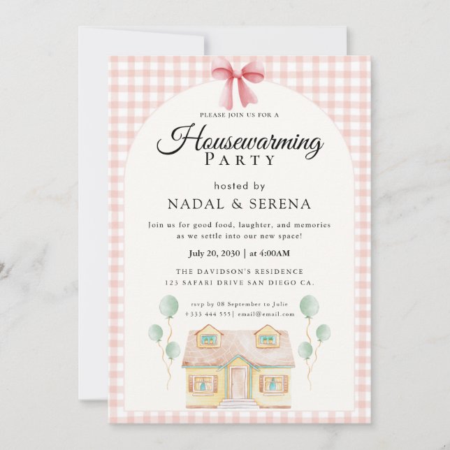 housewarming invitation (Front)