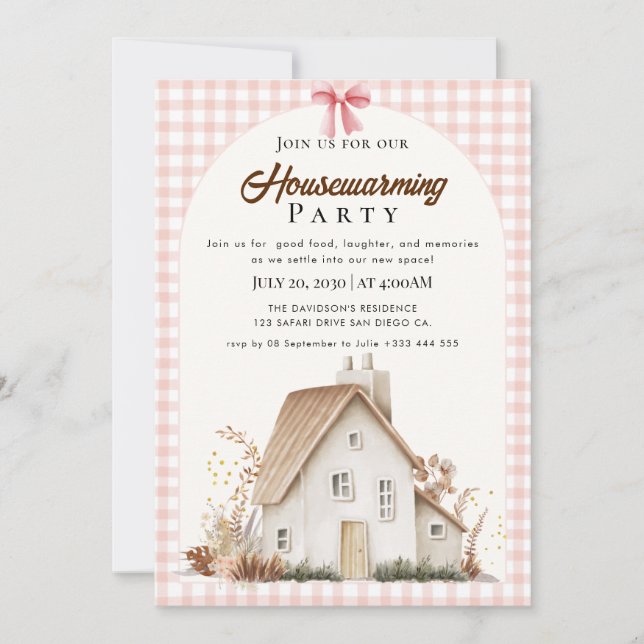 housewarming invitation (Front)