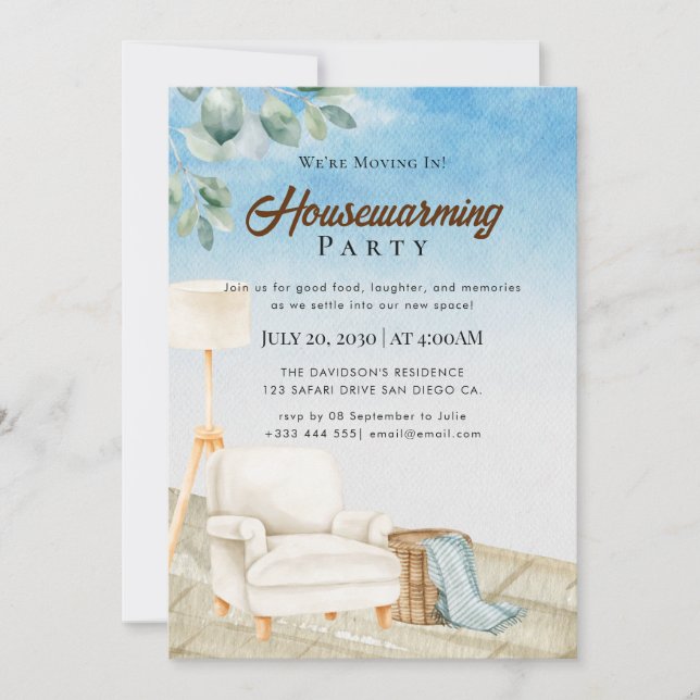 housewarming invitation (Front)
