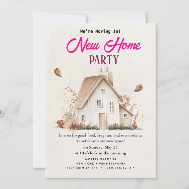housewarming invitation (Front)