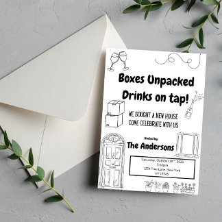 Housewarming Invitation Cute and Funny