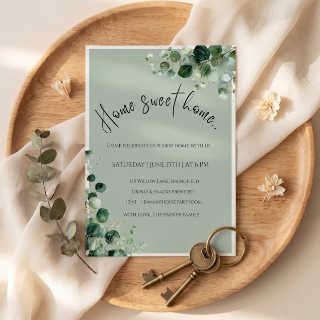 Housewarming Invitation – Home Sweet Home (Home sweet home
housewarming invitation)