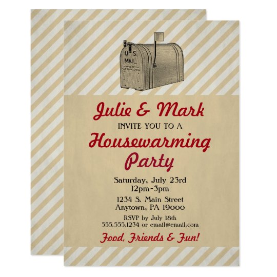 Vintage Housewarming Invitations 7