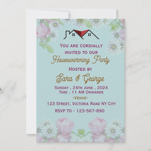 Housewarming Invitations  (Front)