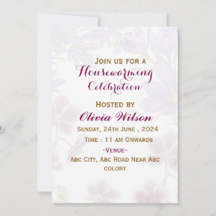 Housewarming Invitations 