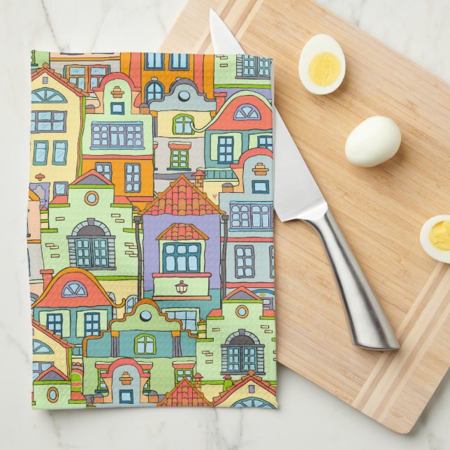 Housewarming Kitchen Towel (Quarter Fold)