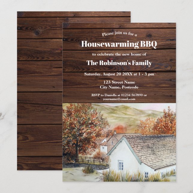 Housewarming New Home Buttermere Village England (Front/Back)