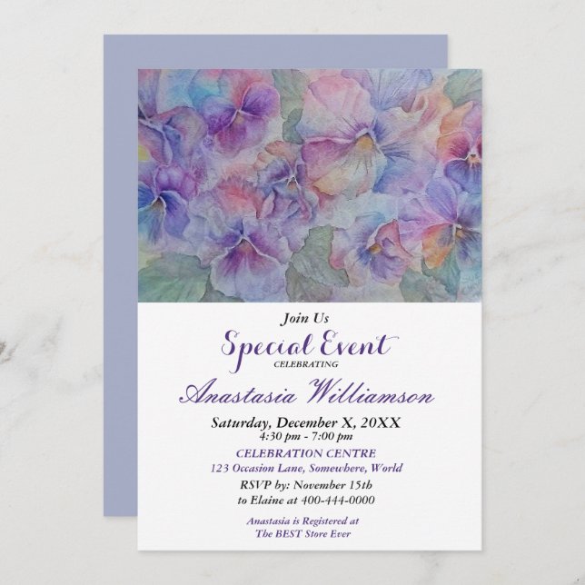 HOUSEWARMING PARTY EVENT INVITE (Front/Back)