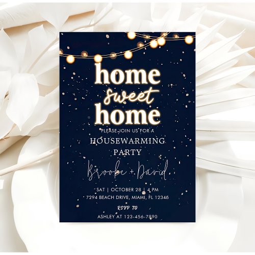 Housewarming Party Home Sweet Home Invitation
