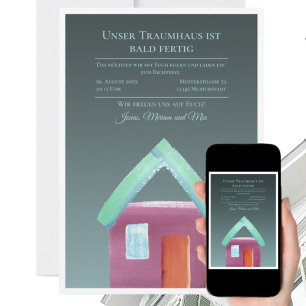 Housewarming party house warming new home invitation