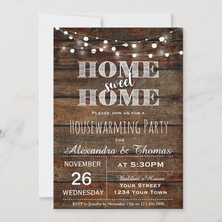 Housewarming Party Invitation Zazzle