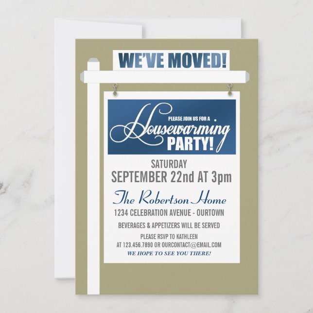 Housewarming Party Invitation (Front)