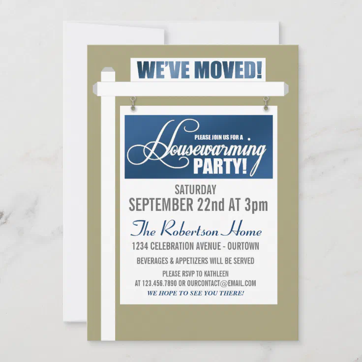 Housewarming Party Invitation Zazzle