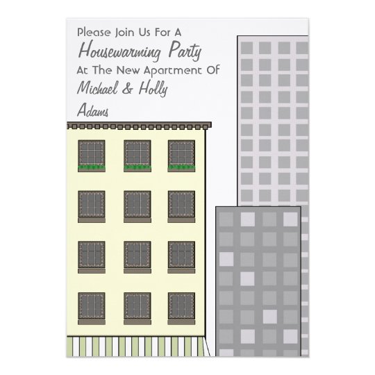 Housewarming Party Invitation New Apartment Zazzle Housewarming Party Invitation New Apartment