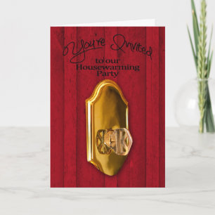 Housewarming Party Invitations - Lock/Key