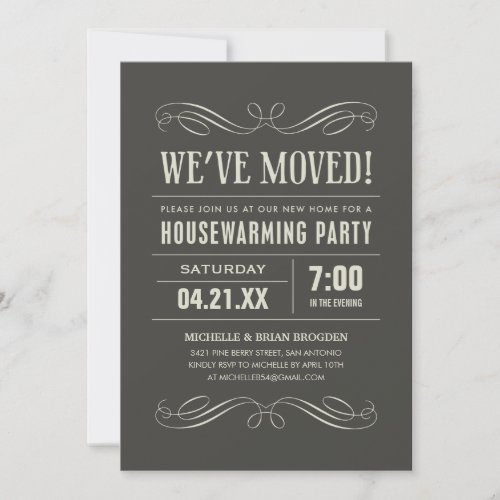Housewarming Party Invites