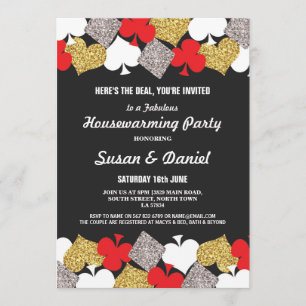 Housewarming Party Las Vegas Casino Royale Invite