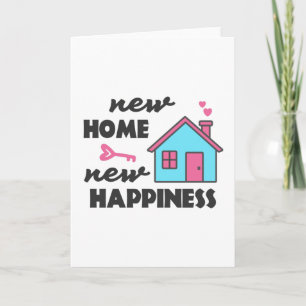 Housewarming party New Home New Happiness Card