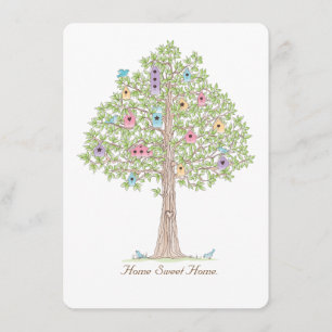 Housewarming party or change of address card. invitation