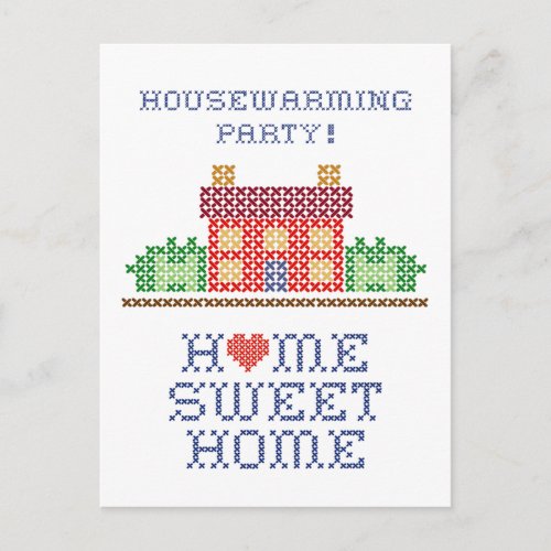 Housewarming Party Postcard