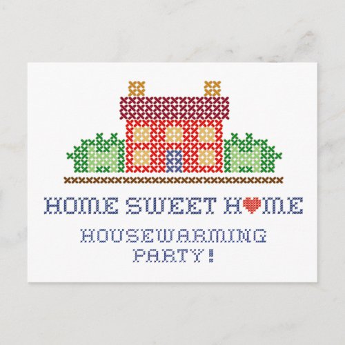 Housewarming Party Postcard