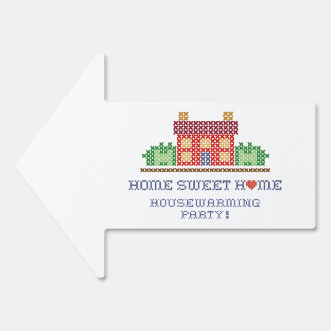Housewarming Party  Sign (Front)